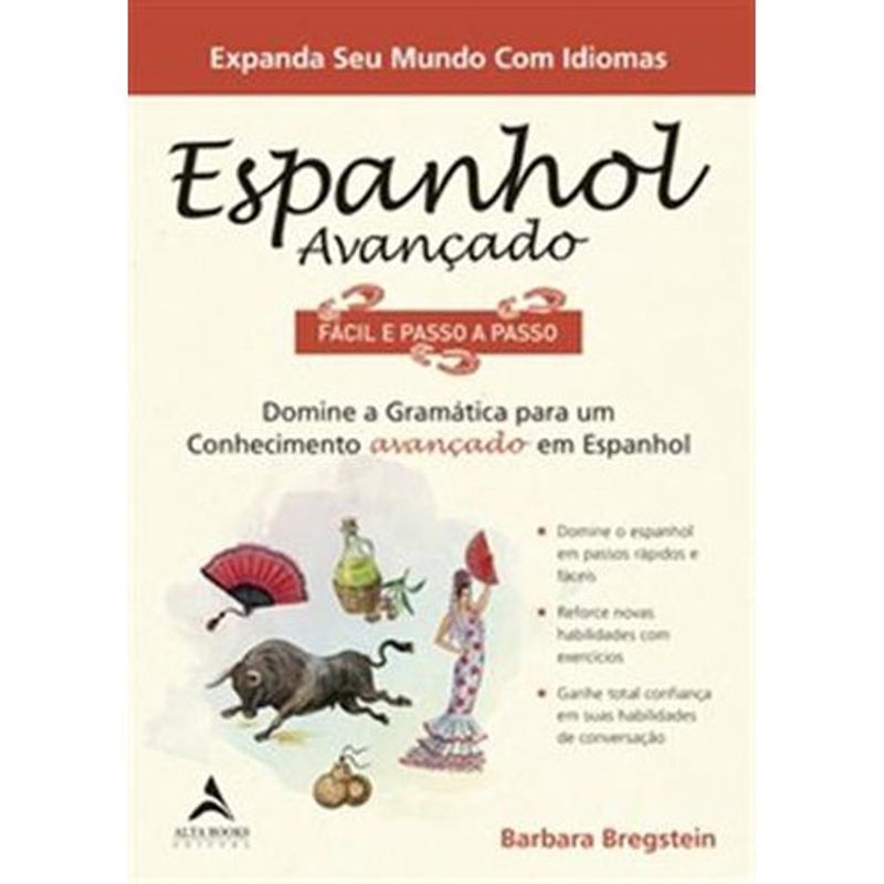 livro espanhol avançado fácil e passo a passo alta books (mp)