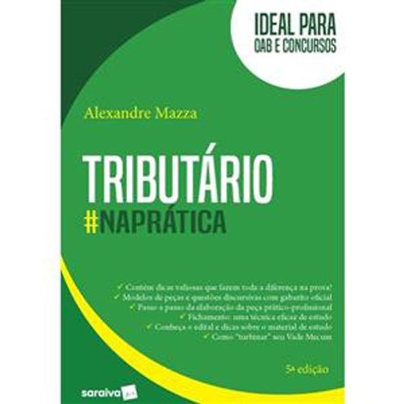 livro tributário na pratica 5 ed saraiva infantil didatico (mp)