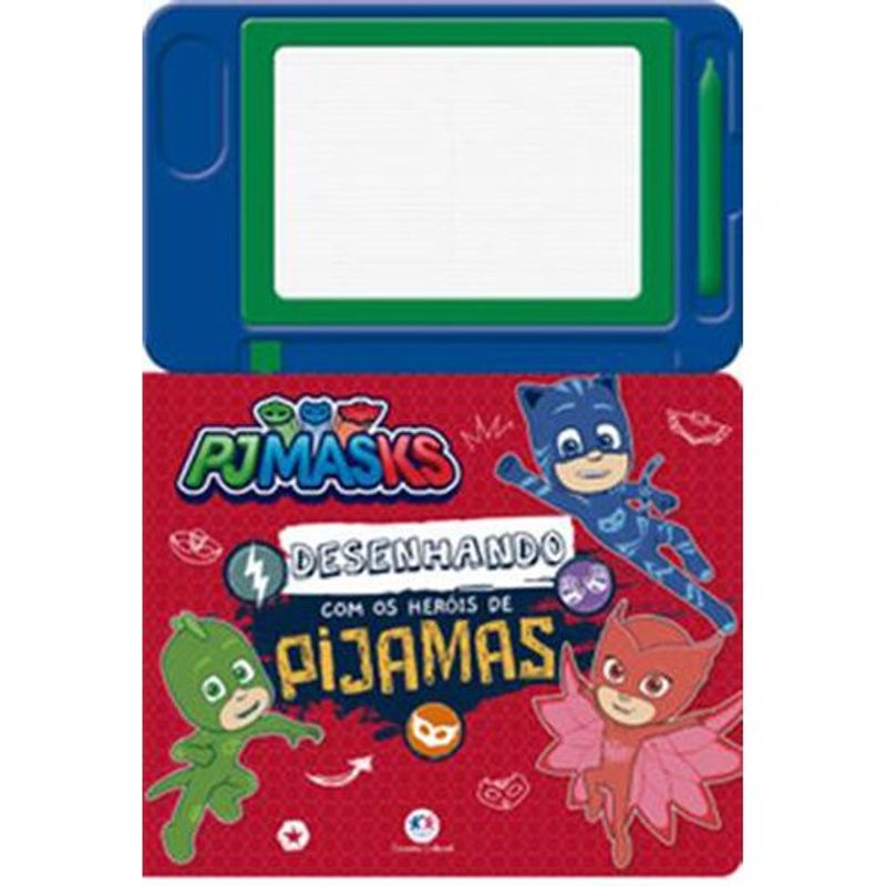 livro pj masks desenhando com os heróis de pijamas ciranda cult ural (mp)