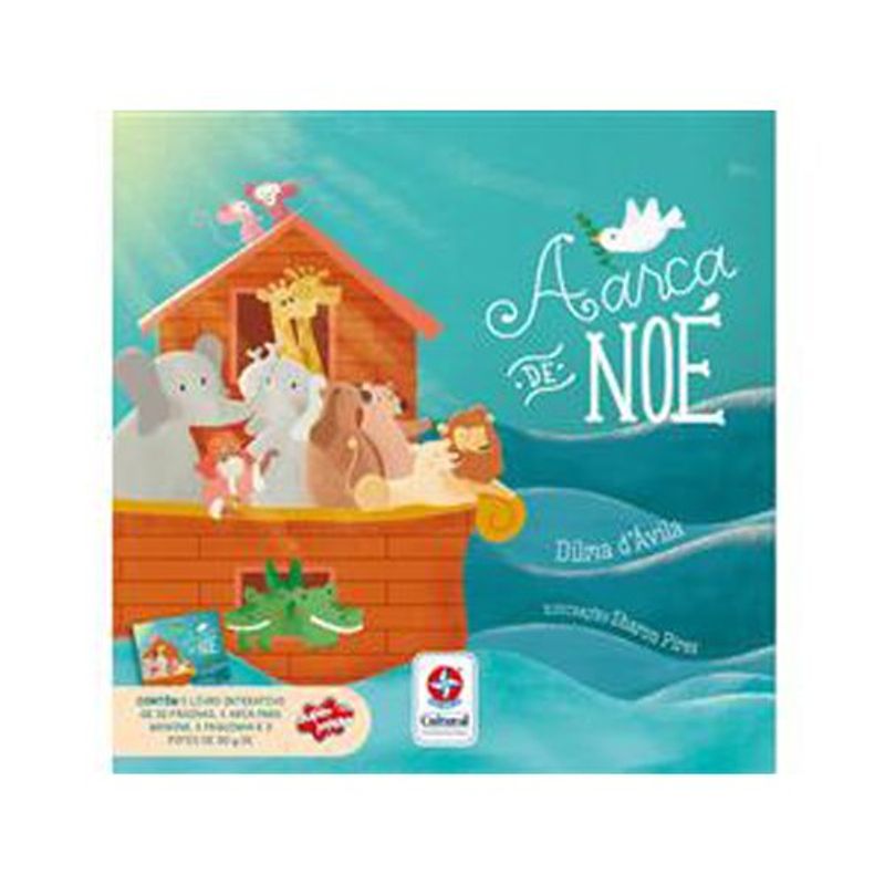 livro a arca de noé + brindes estrela cultural (mp)
