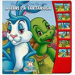 livro lindas fabulas para ler e ouvir a lebre e a tartaruga blu (mp)