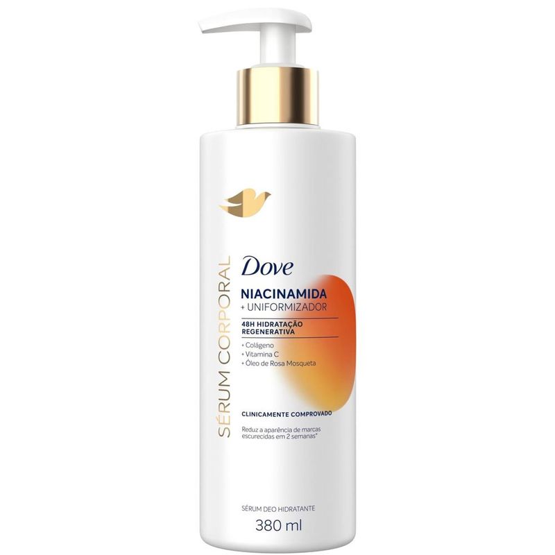 sérum hidratante niacinamida + uniformizador 380ml dove