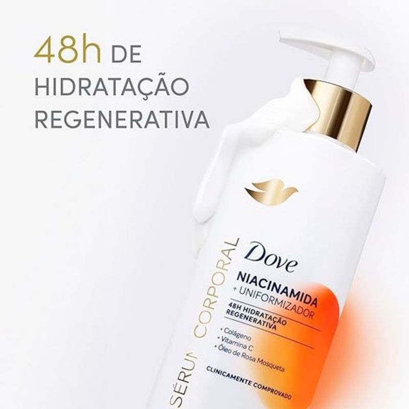sérum hidratante niacinamida + uniformizador 380ml dove