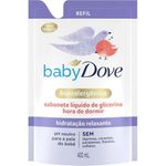 sabonete líquido de glicerina hidratação relaxante 400ml refil dove baby