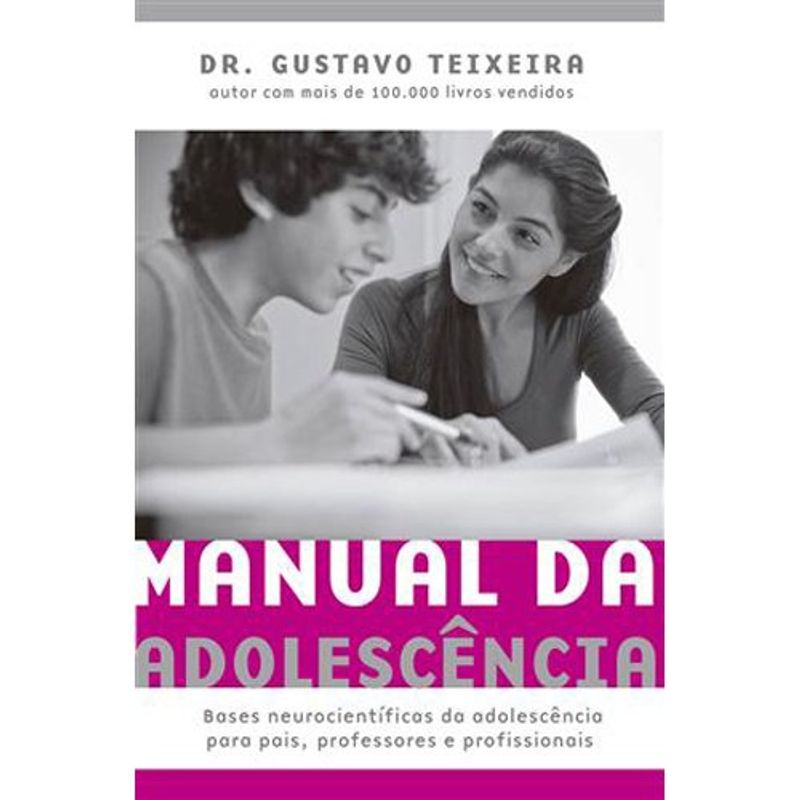 livro manual da adolescência best seller (mp)