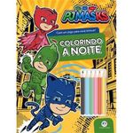 livro pj masks: colorindo a noite ciranda cultural (mp)