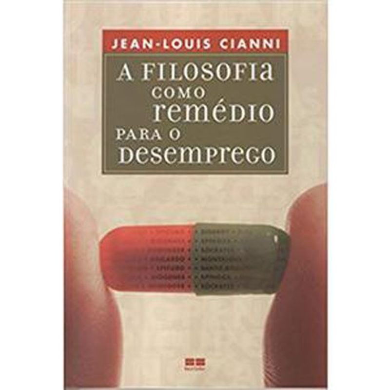 livro a filosofia como remédio para o desemprego best seller (mp)