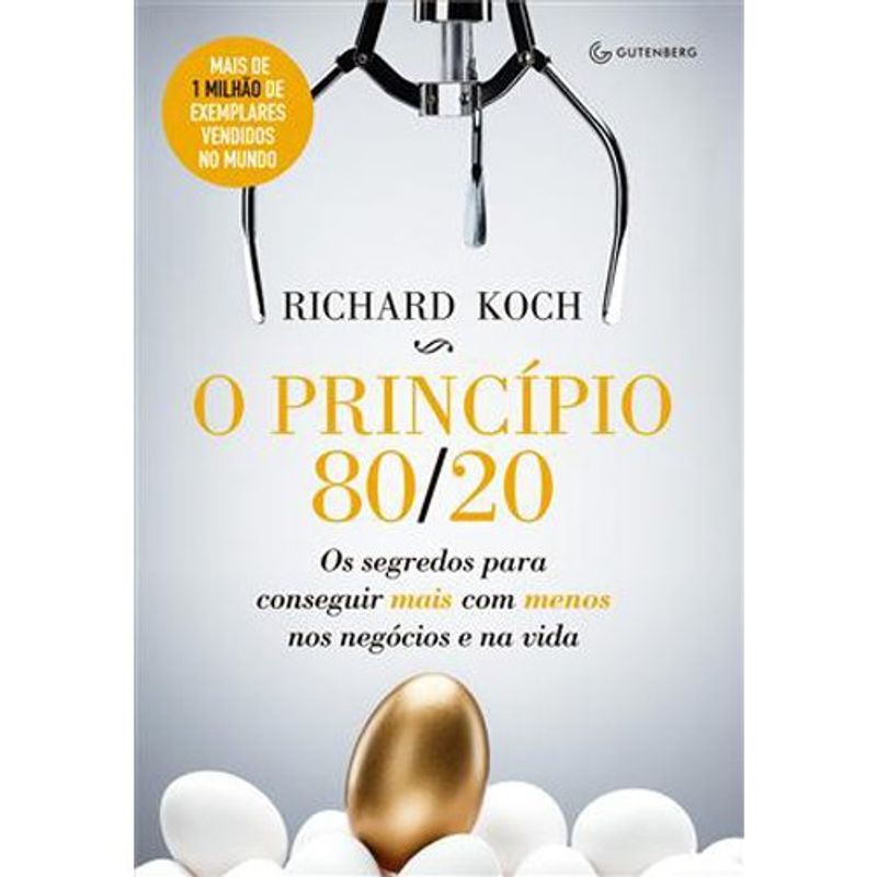 livro o princípio 80/20 gutenberg (mp)