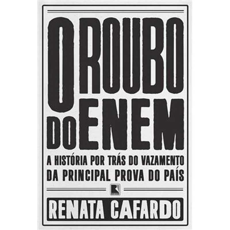 livro o roubo do enem record (mp)