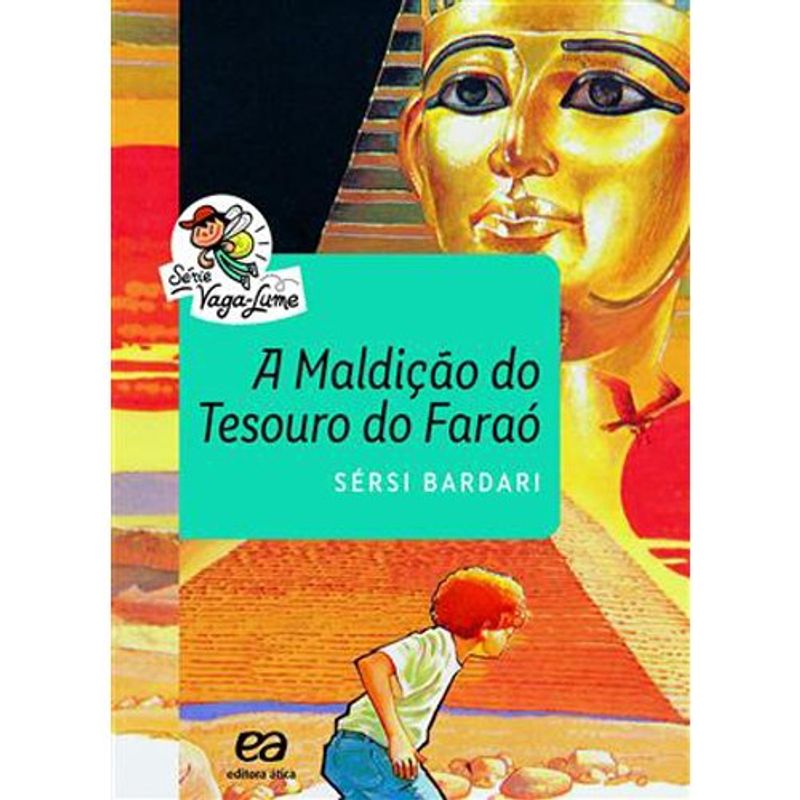 livro a maldição do tesouro do faraó ática (mp)