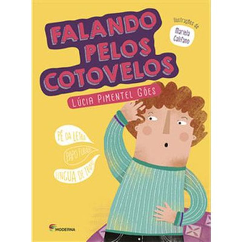 livro falando pelos cotovelos moderna literatura (mp)