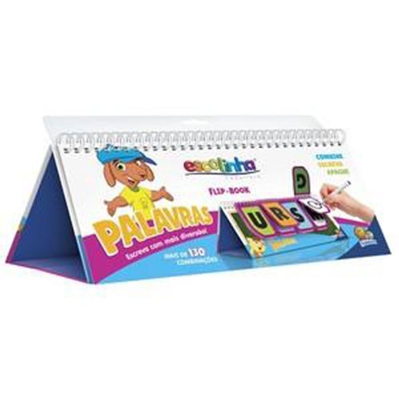 livro flip-book combinações divertidas: palavras (escolinha todolivro) todolivro (mp)