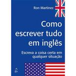 livro como escrever tudo em inglês gen grupo editorial nacional (mp)
