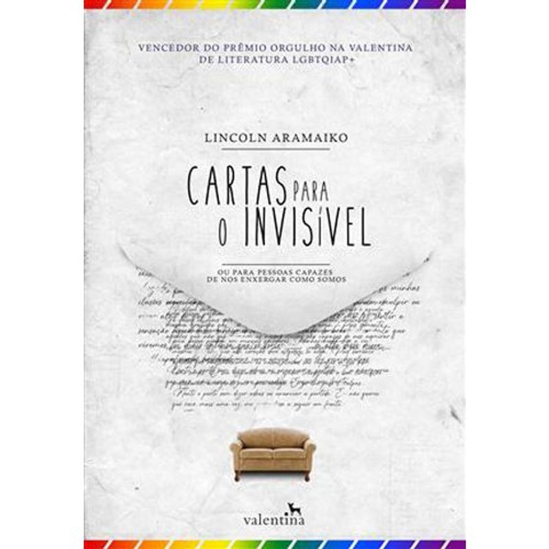 livro cartas para o invisível valentina (mp)