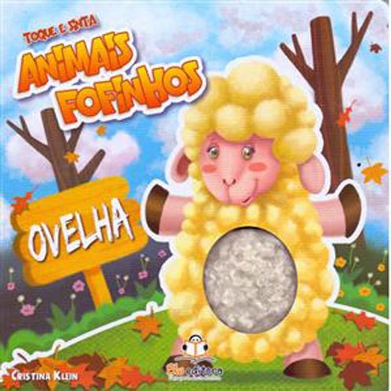 livro toque e sinta animais fofinhos ovelha blu (mp)