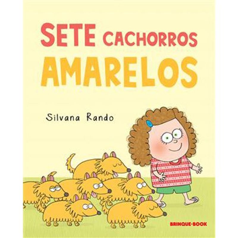 livro sete cachorros amarelos brinque book (mp)