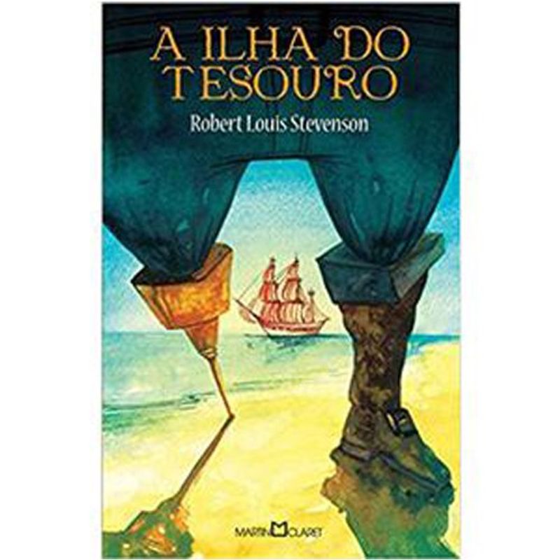 livro a ilha do tesouro 86 obra-prima martin claret ltda (mp)