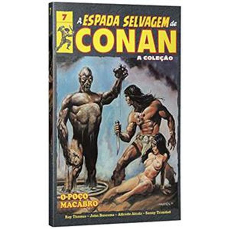 livro a espada selvagem de conan vol 07 o poço macabro panini books (mp)