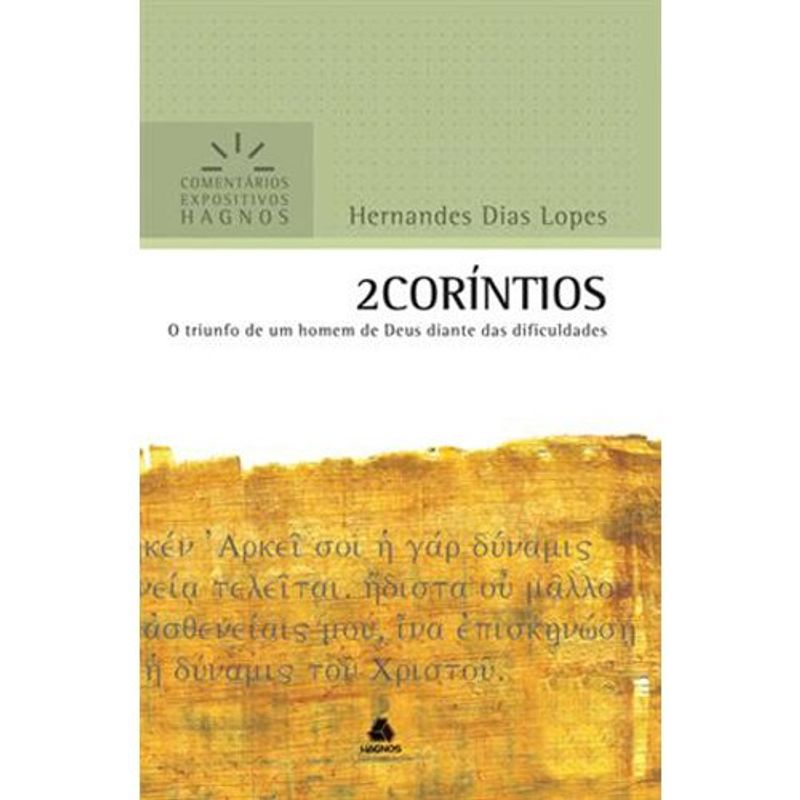 livro 2 coríntios comentários expositivos hagnos hagnos (mp)