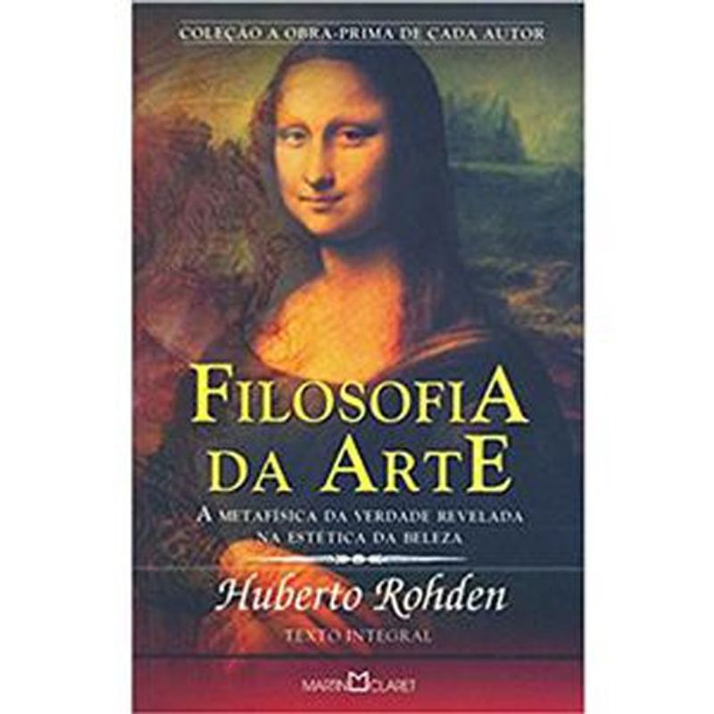 livro filosofia da arte 261 obra-prima martin claret ltda (mp)