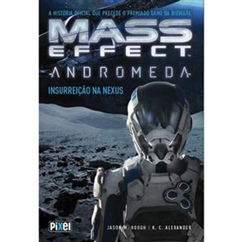 livro mass effect andromeda insurreição na nexus ediouro (mp)