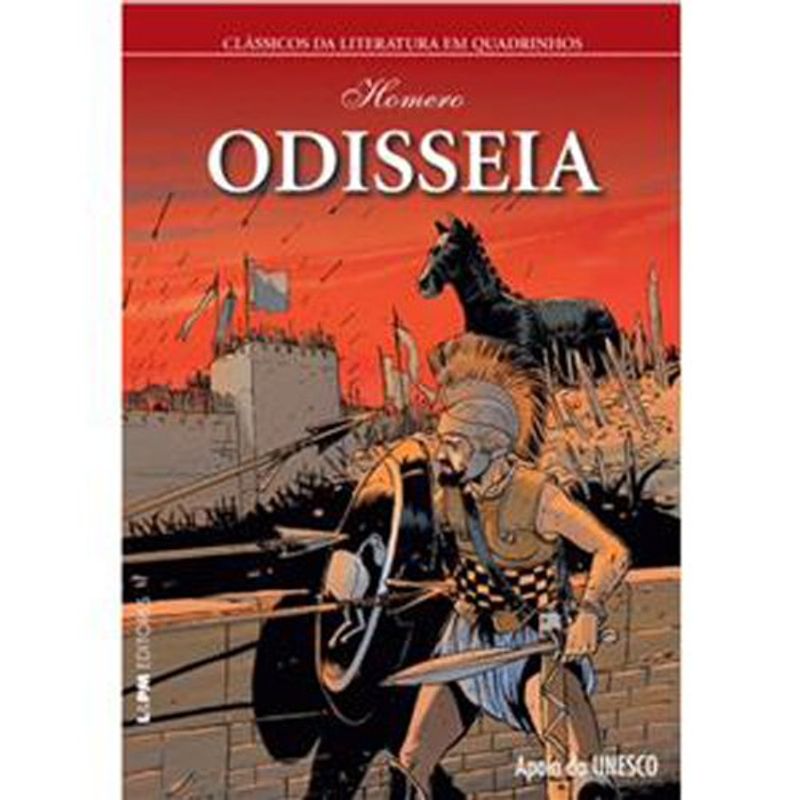 livro odisseia clássicos da literatura em quadrinhos l&pm (mp)