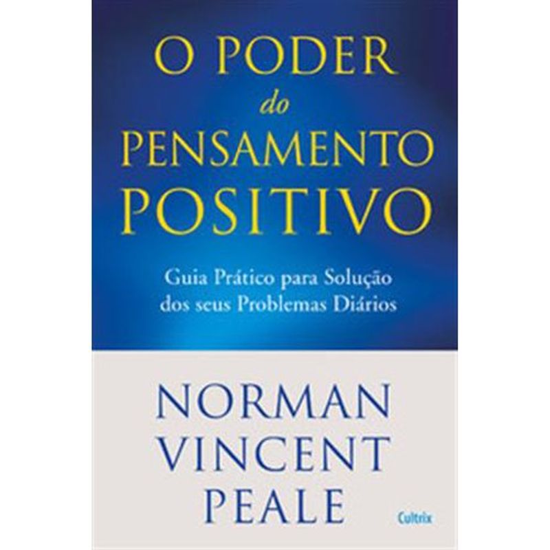 livro poder do pensamento positivo cultrix (mp)