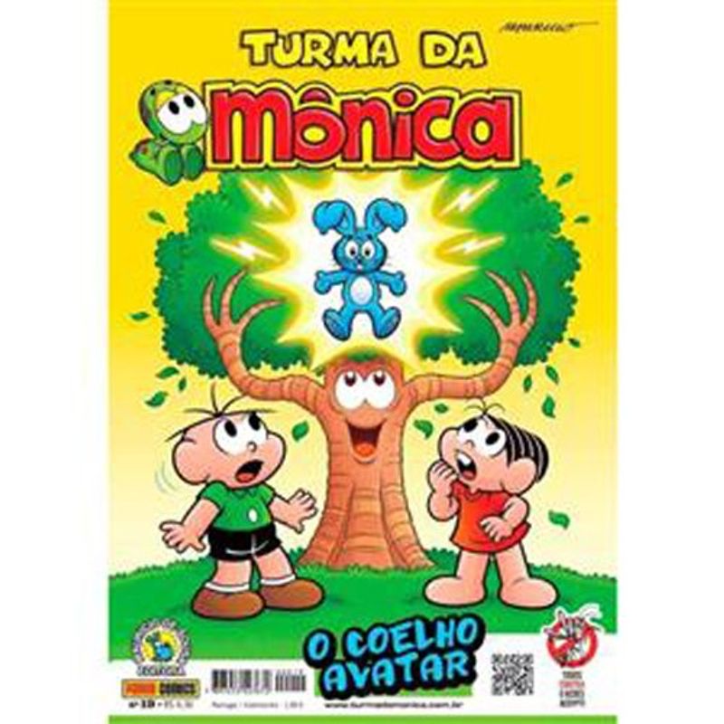 Livro Gibi Turma da Mônica Ed 19 O Coelho Avatar Panini