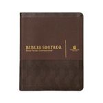 livro bíblia nvi, couro soft, marrom, com espaço para anotações, leitura perfeita thomas nelson brasil (mp)