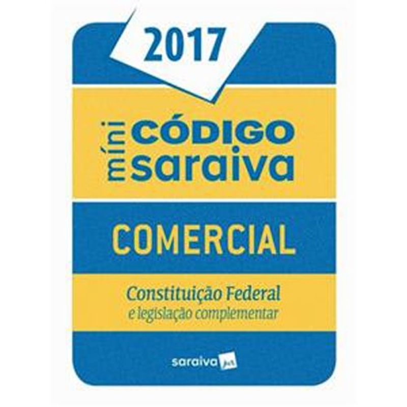 livro mini codigo saraiva 2017 comecial saraiva jur leg (mp)