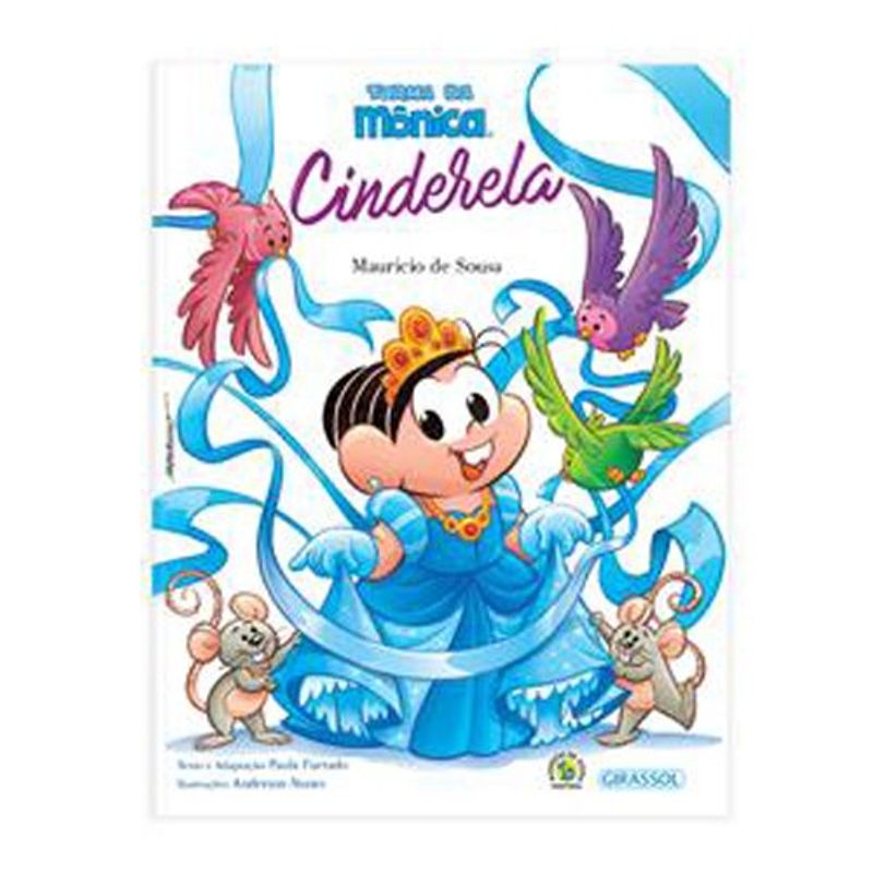 livro turma da mônica grandes clássicos cinderela girassol bras il (mp)