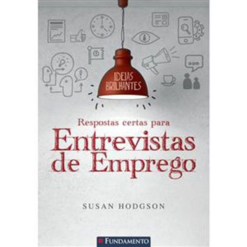 livro respostas certas para entrevistas de emprego fundamento (mp)
