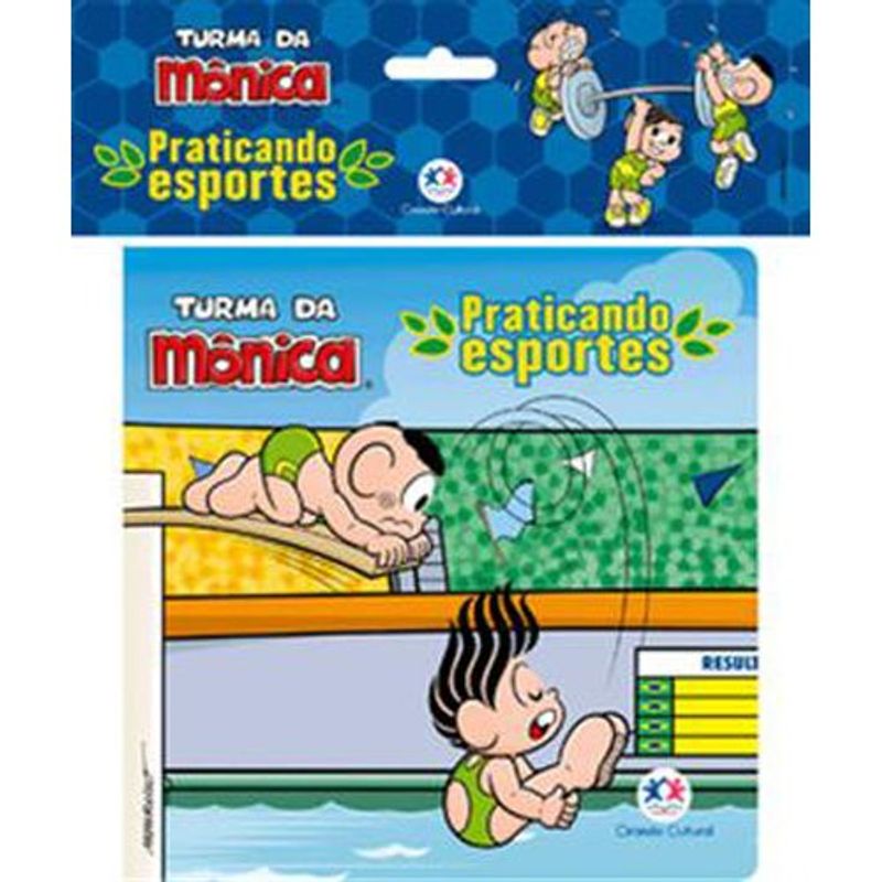 livro turma da mônica praticando esportes ciranda cultural (mp)