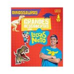 livro grandes descobertas com luccas neto dinossauros pixel med ia comunicações (mp)