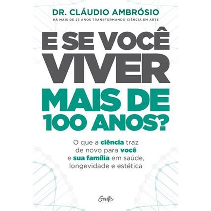 livro e se você viver mais de 100 anos? gente (mp)