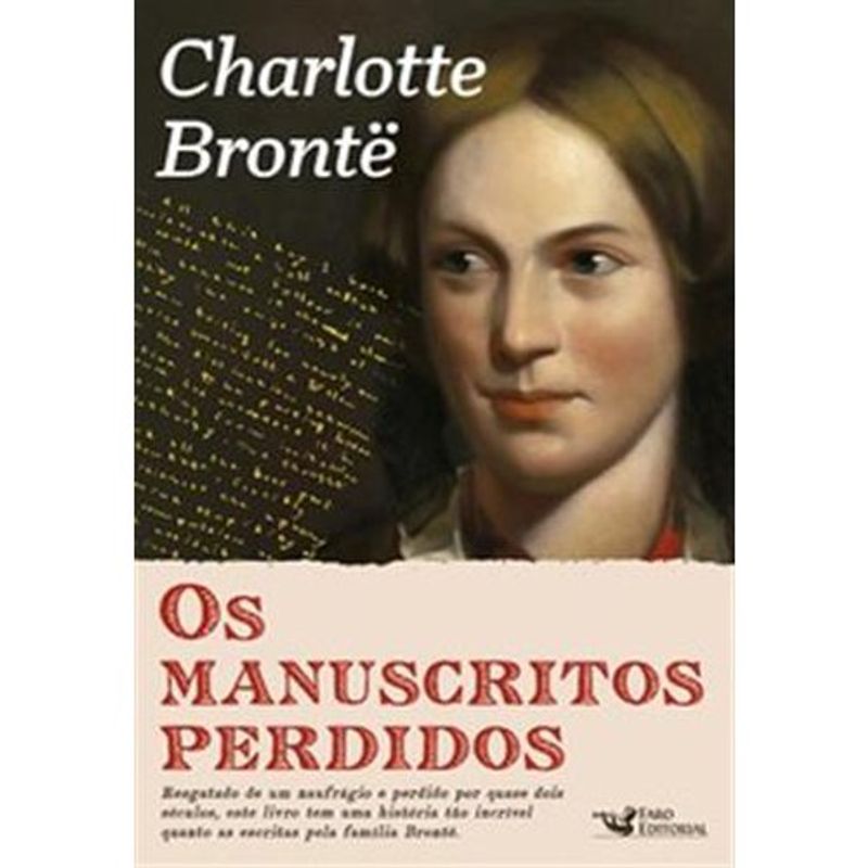 livro os manuscritos perdidos de charlotte brontë faro editorial (mp)
