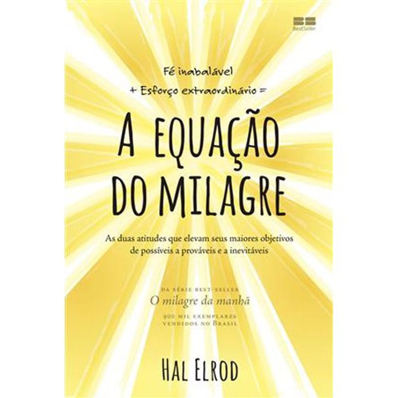livro a equação do milagre best seller (mp)