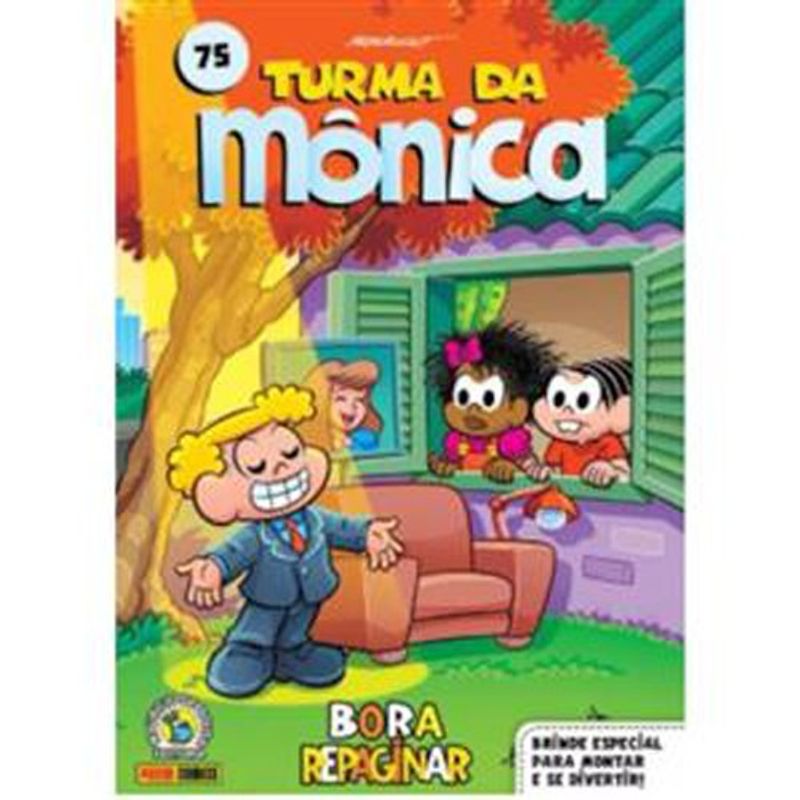 livro gibi turma da mônica ed 75 bora repaginar panini book s (mp)