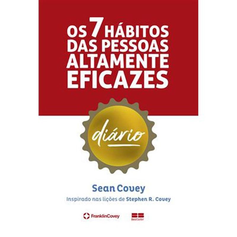 livro os 7 hábitos das pessoas altamente eficazes: diário best se ller (mp)