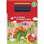 livro de pintura do pequeno artista: dinossauros brasileitura (mp)