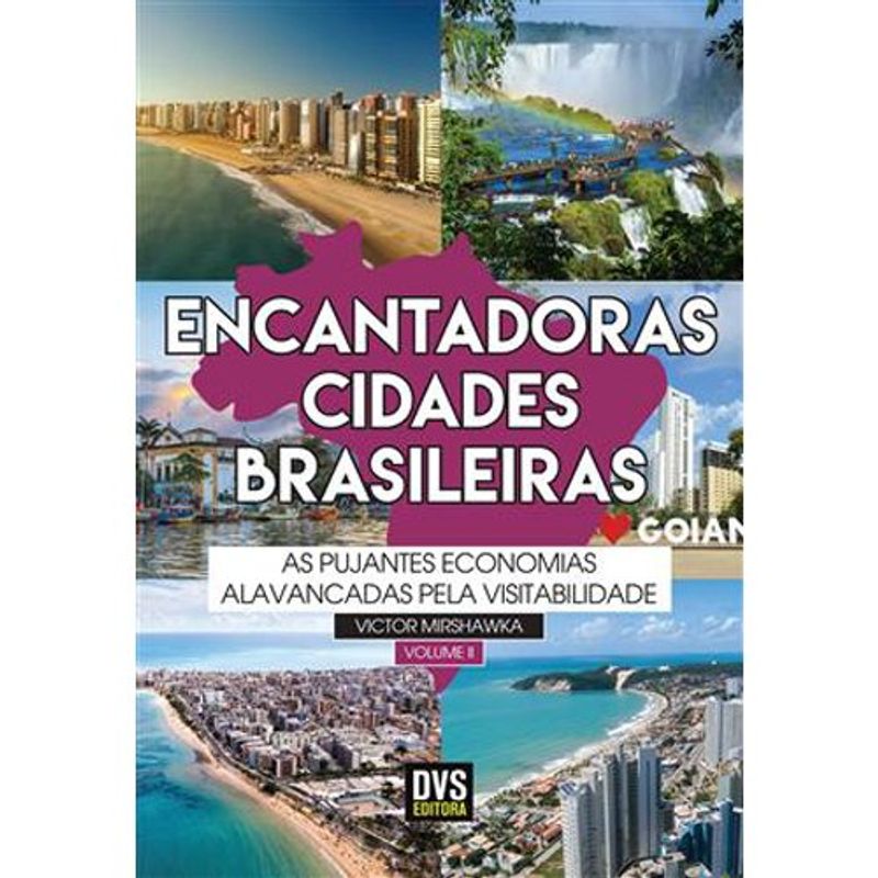 livro encantadoras cidades brasileiras volume 2 dvs (mp)