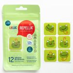 adesivos aroma de citronela repellik 12 unidades likluc