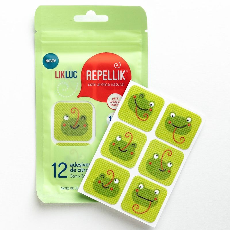 adesivos aroma de citronela repellik 12 unidades likluc