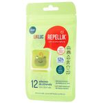 adesivos aroma de citronela repellik 12 unidades likluc