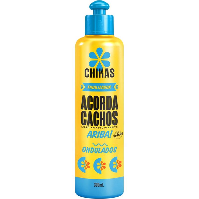 finalizador acorda cachos ondulados 300ml chikas