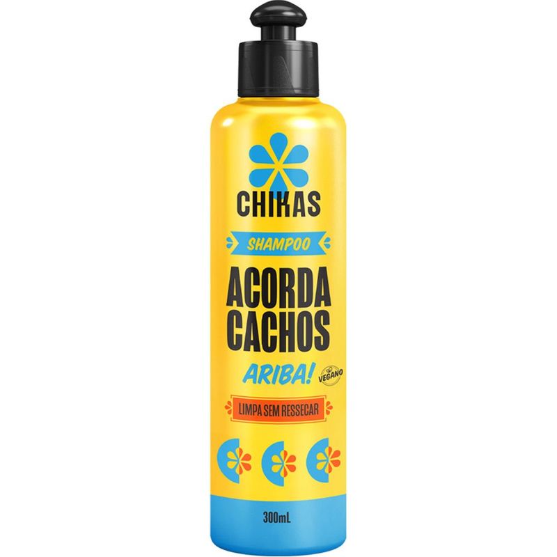 shampoo acorda cachos 300ml chikas