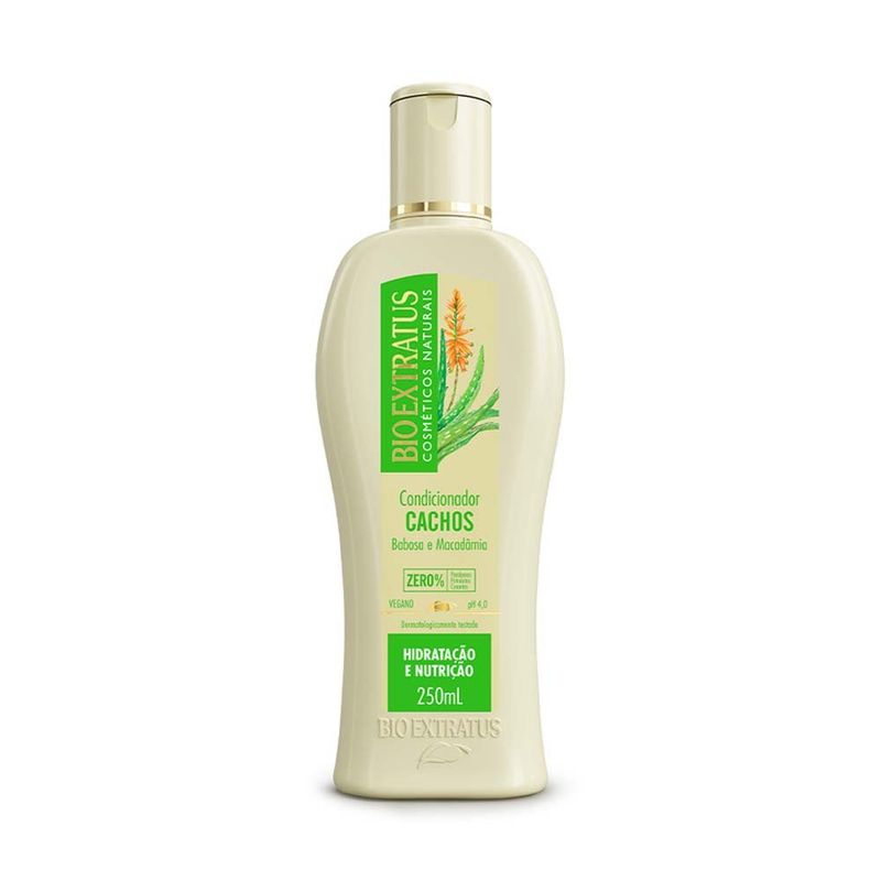 condicionador cachos bio extratus babosa e macadâmia 250g