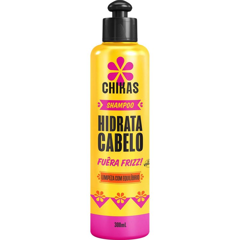 shampoo hidrata cabelo 300ml chikas