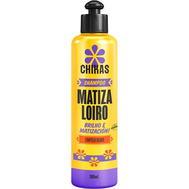 shampoo matiza loiro 300ml chikas