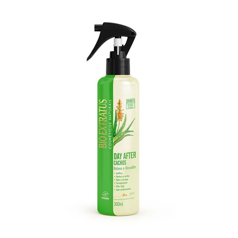 finalizador day after cachos bio extratus babosa e macadâmia 300ml